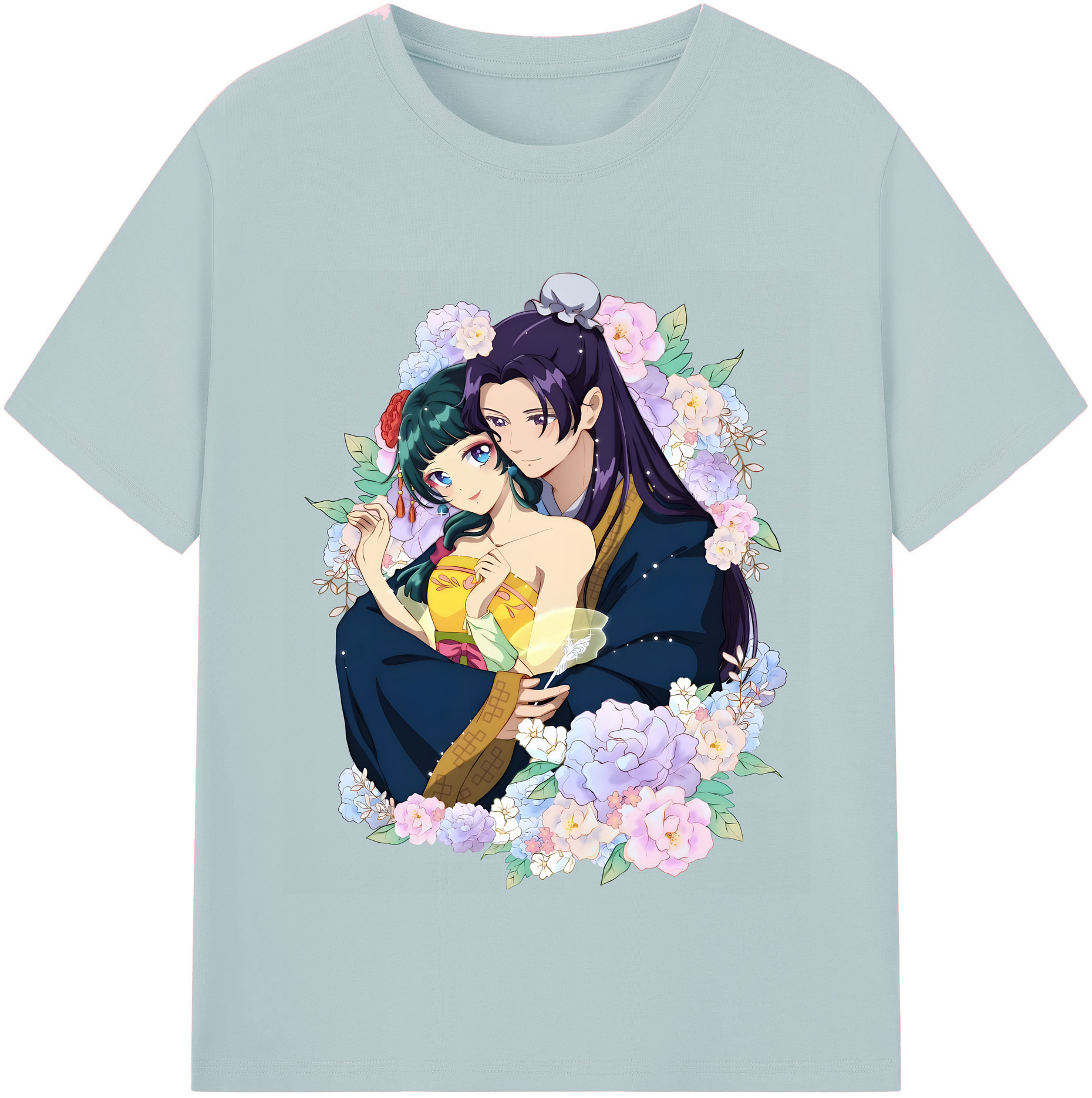 （画像用） 薬屋のひとりごと The Apothecary Diaries 綿100％半袖Tシャツ（フロントプリント）